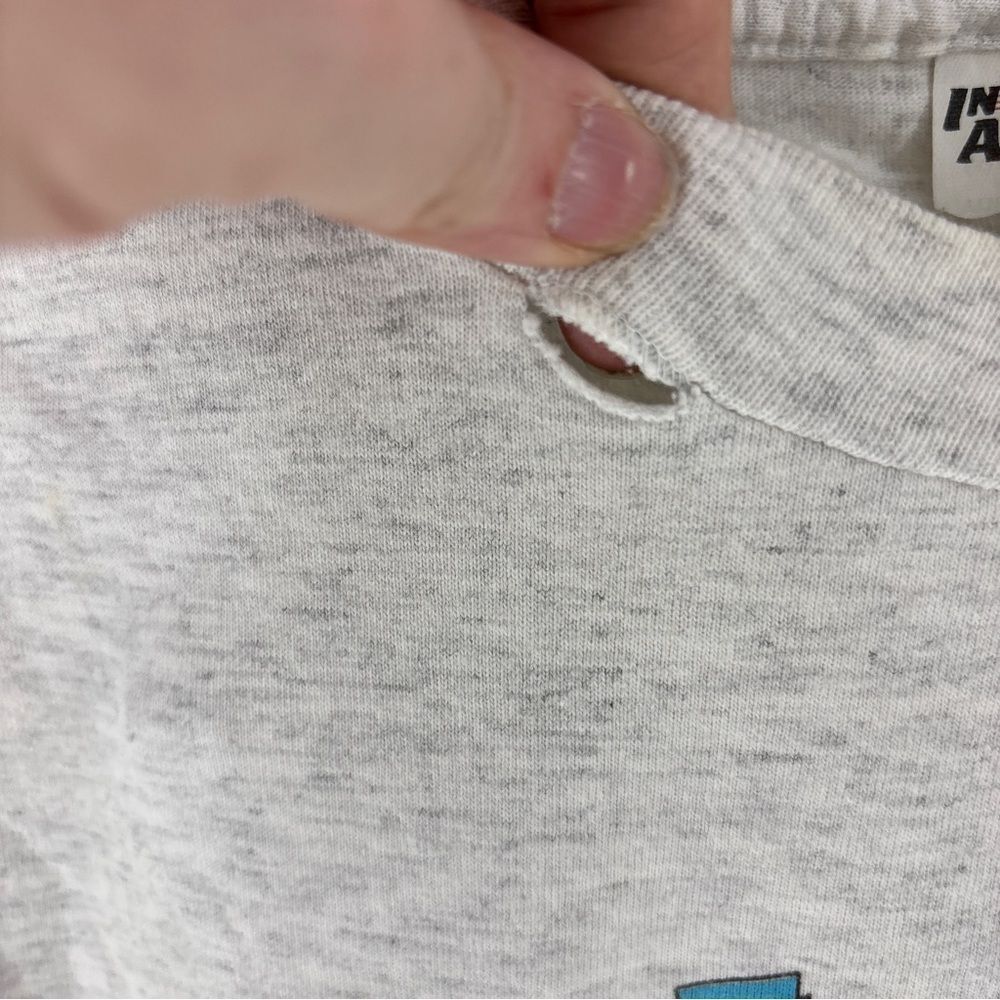 Vintage Ren & Stimpy Show Graphic T-Shirt - Gray Mens M single stitch - Picture 5 of 8